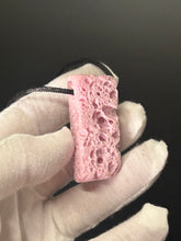 Pink foam pendant