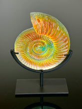 Fire Ammonite Sculpture