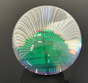 Striated Optic Burst 6 inch sphere