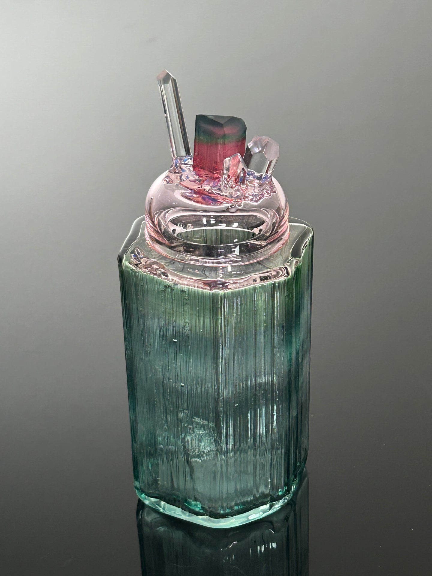 Tourmaline Lidded Jar