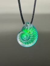 Emerald Ammonite Pendant