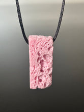 Pink foam pendant