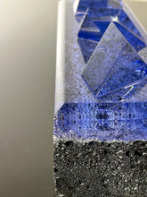 “Indigo lava” Wedge #004