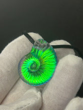 Emerald Ammonite Pendant