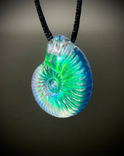 Emerald Ammonite Pendant