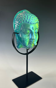 Aural Buddha Head Sculpture