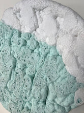 “Sea-foam” Glass wall Hanging