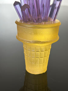 Amethyst Cream Cone