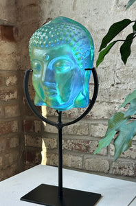 Aural Buddha Head Sculpture