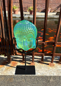 Aural Buddha Head Sculpture