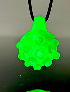 Secret green Nodule Pendant