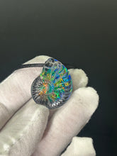 Black Opal Ammonite Pendant