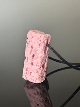 Pink foam pendant