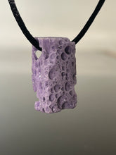 Purple Foam Pendant