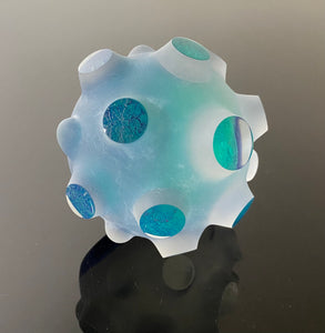Nodule #125 “Aqua Flower Mandala “