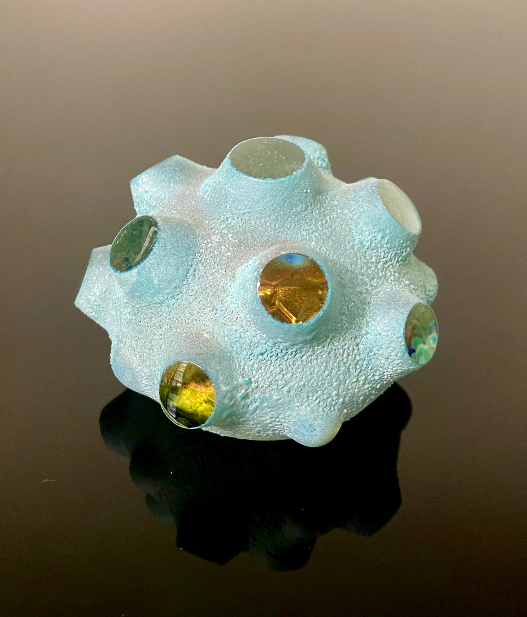 Nodule #103 “Golden Honu Shell” – Shop J Sinkus Glass