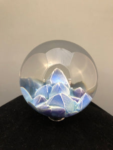 Glacierite crystal orb 2 3/8”