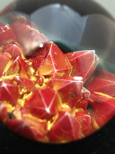 Cinnabar crystal orb 2 1/8”